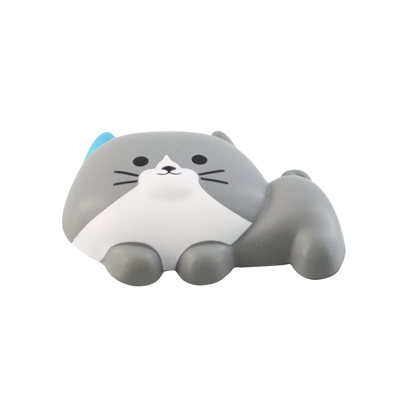 Grey Cat fridge magnets