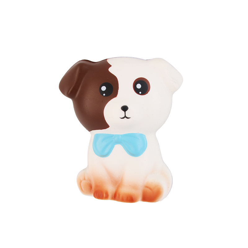 Bow-shaped dog fridge magnets