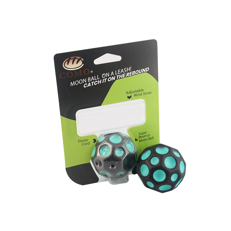 Wrist elastic ball - green and black hole ball