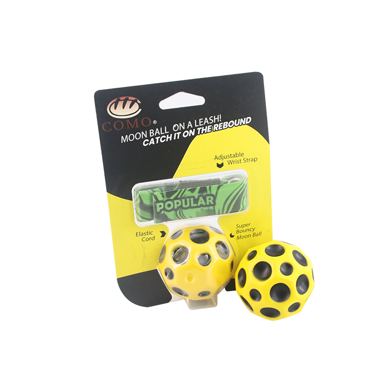 Wrist elastic ball - yellow hole ball