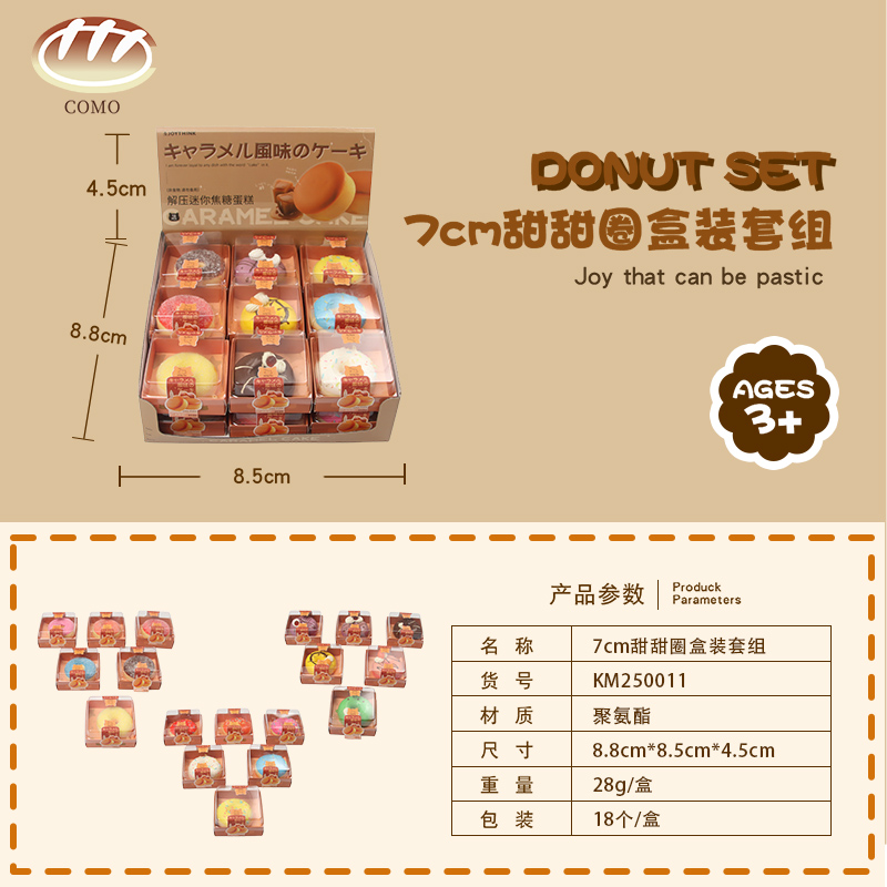 7cm Donut – Creamy  Fruit Flavor