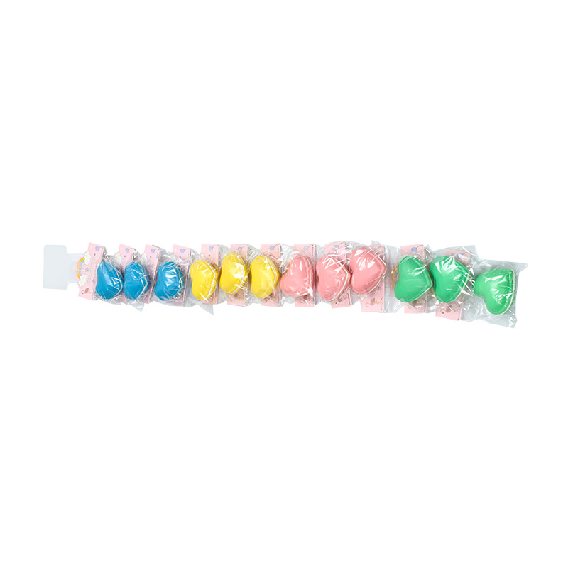 A set of heart-shaped  macarons